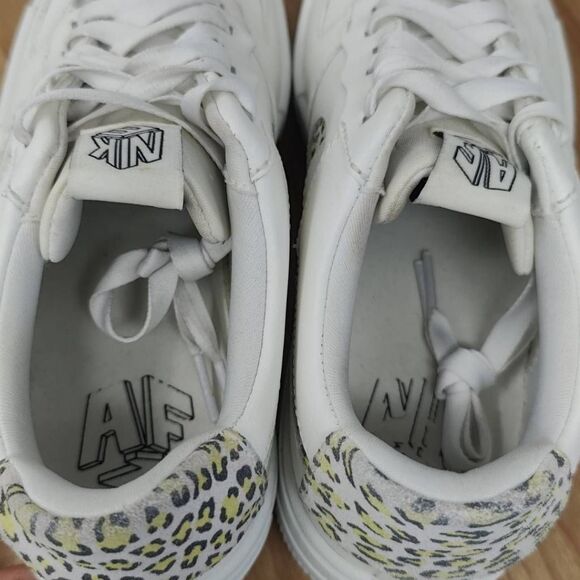 Nike Air Force 1 Pixel Leopard Sneakers- Womens- Size 7.5- White- [DH9632-101] - Picture 7 of 12